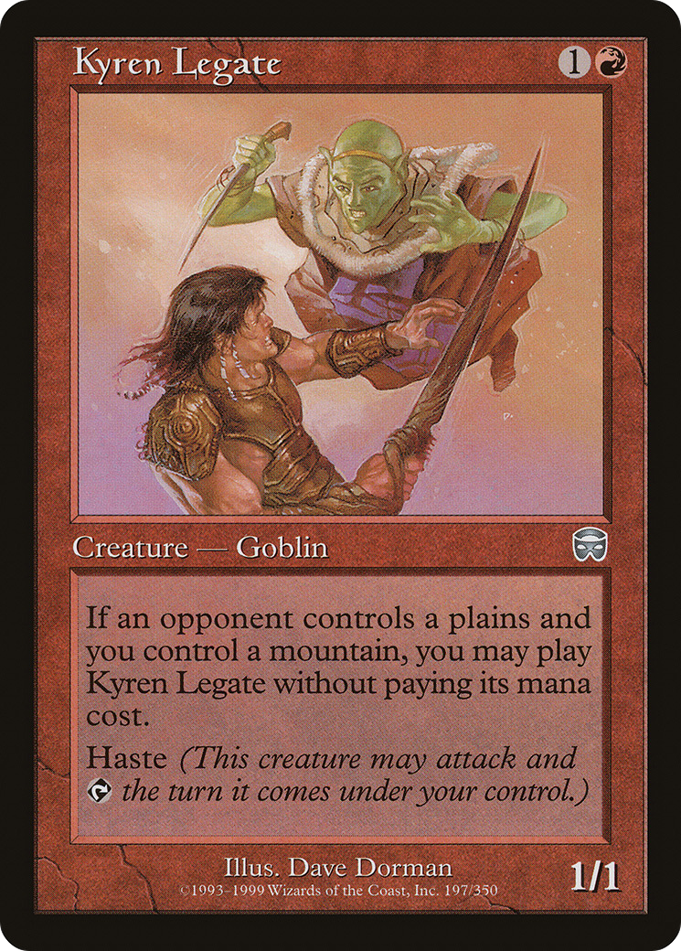 Kyren Legate (MMQ-197) [Mercadian Masques] MTG Single Wizards of the Coast