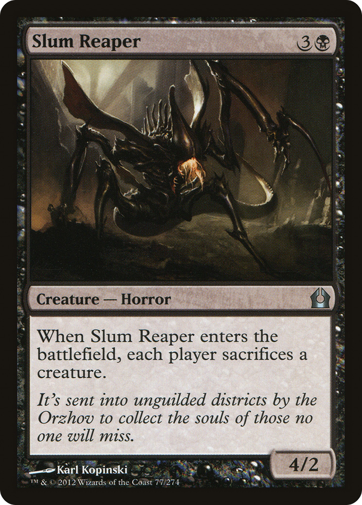 Slum Reaper (RTR-077) [Return to Ravnica] Foil MTG Single Wizards of the Coast