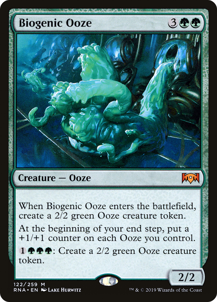 Biogenic Ooze (RNA-122) [Ravnica Allegiance] Foil MTG Single Wizards of the Coast