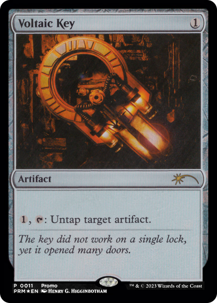 Voltaic Key (JP Graphic Novel Insert) (MEDIA-001) [Misc] Media and Collaboration Promos Foil MTG Single Wizards of the Coast