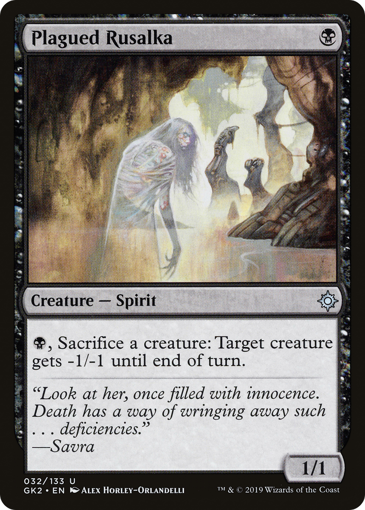 Plagued Rusalka (GK2-032) [Misc] RNA Guild Kit MTG Single Wizards of the Coast