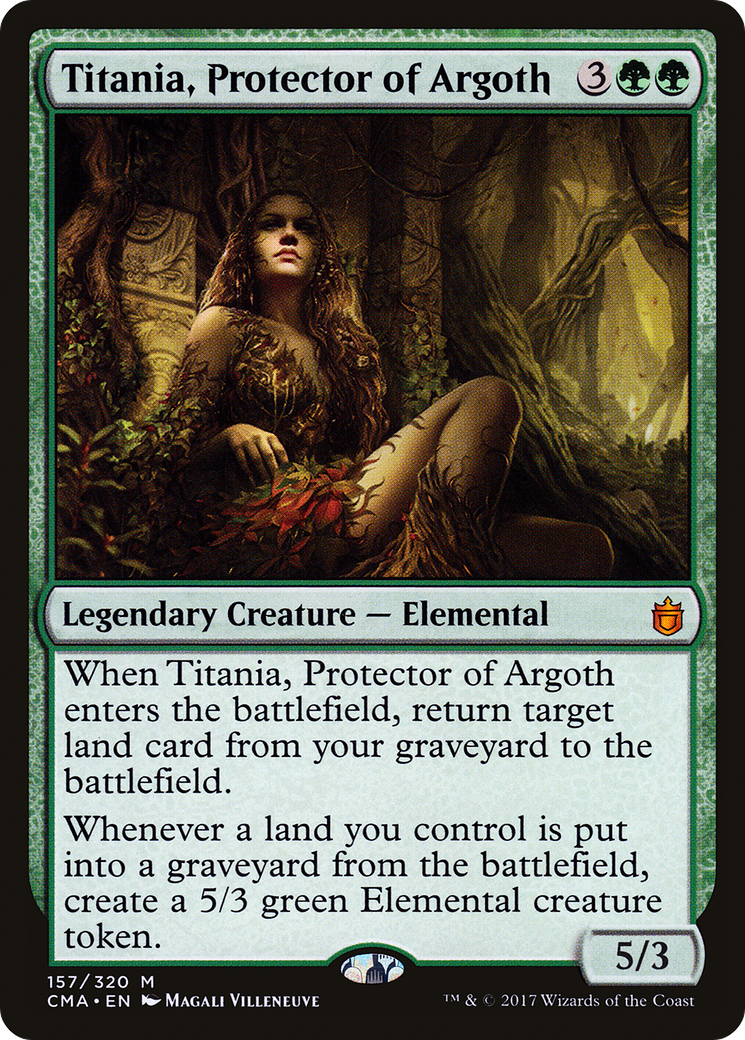 Titania, Protector of Argoth (CMA-157) [Commander Anthology] MTG Single Wizards of the Coast