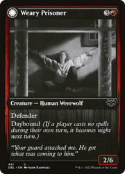 Weary Prisoner (DBL-451) [Innistrad: Double Feature] Foil MTG Single Wizards of the Coast