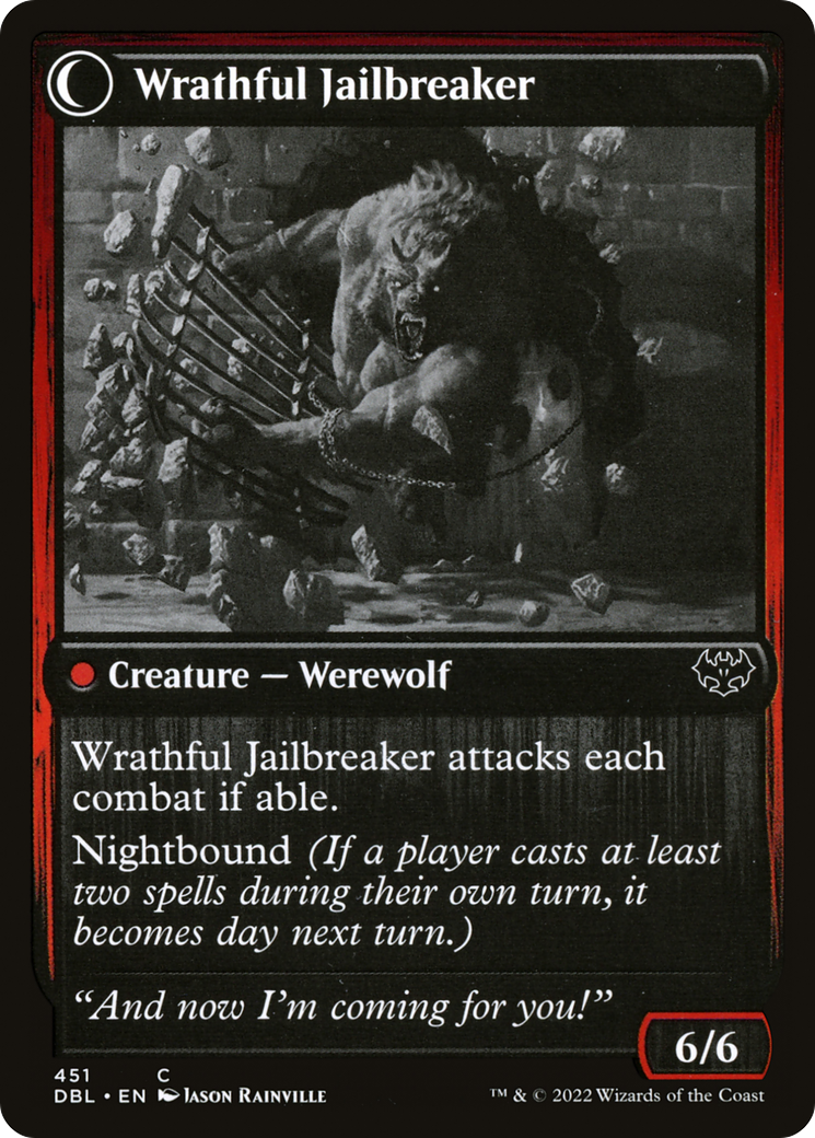 Weary Prisoner (DBL-451) [Innistrad: Double Feature] Foil MTG Single Wizards of the Coast
