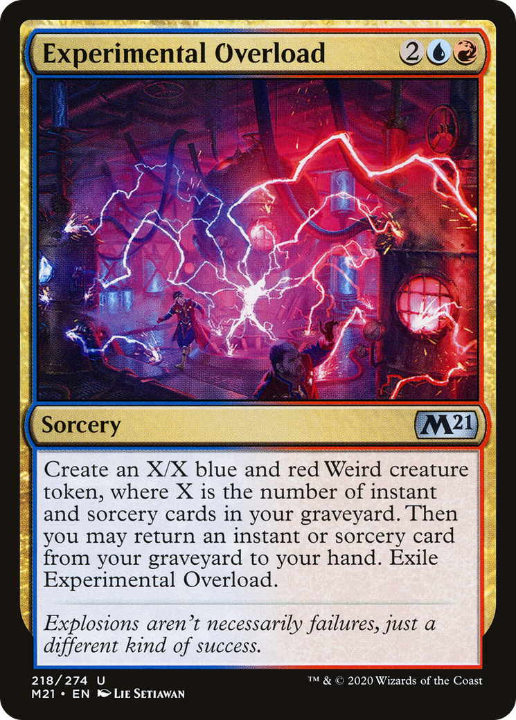 Experimental Overload (M21-218) [Core Set 2021] MTG Single Wizards of the Coast