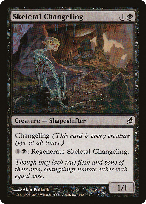 Skeletal Changeling (LRW-140) [Lorwyn] MTG Single Wizards of the Coast
