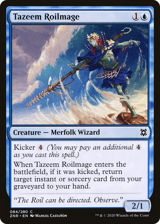 Tazeem Roilmage (ZNR-084) [Zendikar Rising] Foil MTG Single Wizards of the Coast