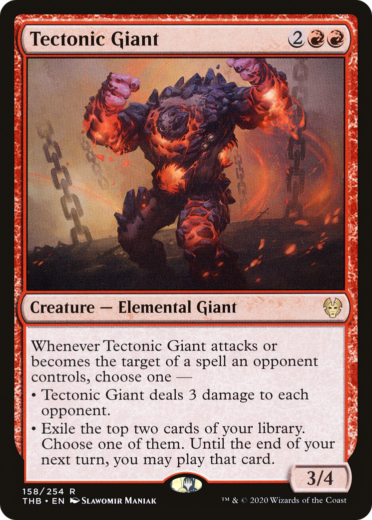 Tectonic Giant (THB-158) [Theros Beyond Death] Foil MTG Single Wizards of the Coast