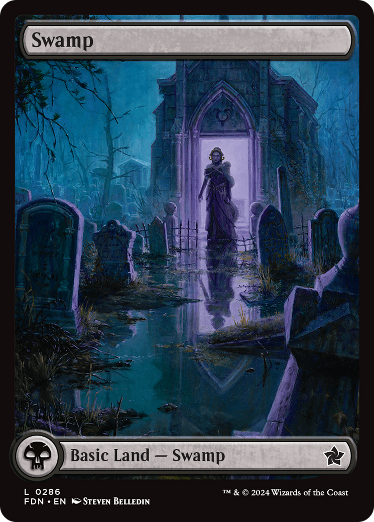 Swamp (0286) (FDN-286) [Foundations] MTG Single Wizards of the Coast