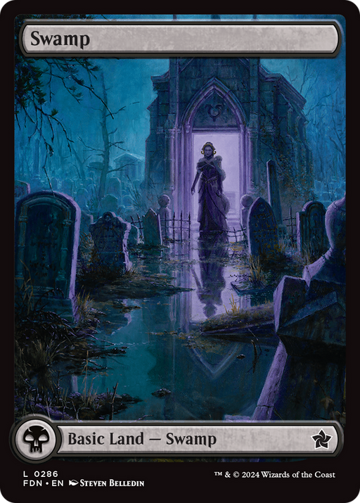 Swamp (0286) (FDN-286) [Foundations] MTG Single Wizards of the Coast