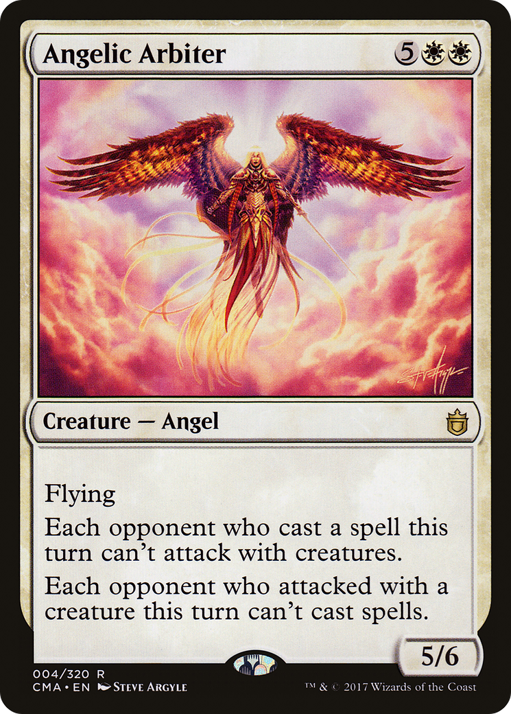 Angelic Arbiter (CMA-004) [Commander Anthology] MTG Single Wizards of the Coast