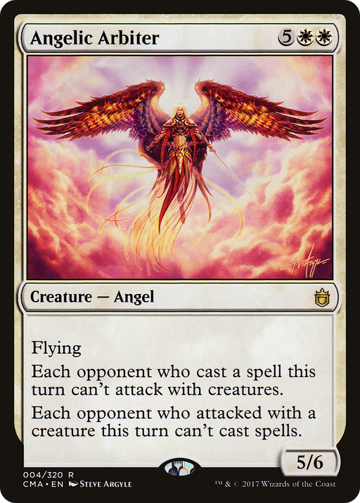 Angelic Arbiter (CMA-004) [Commander Anthology] MTG Single Wizards of the Coast