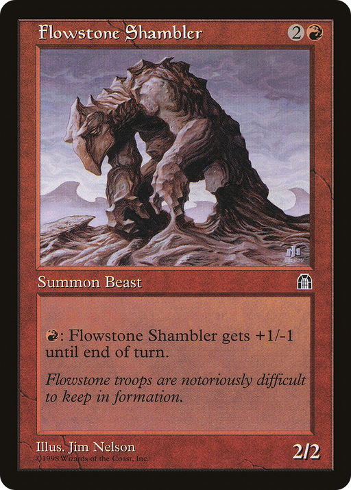 Flowstone Shambler (STH-086) [Stronghold] MTG Single Wizards of the Coast