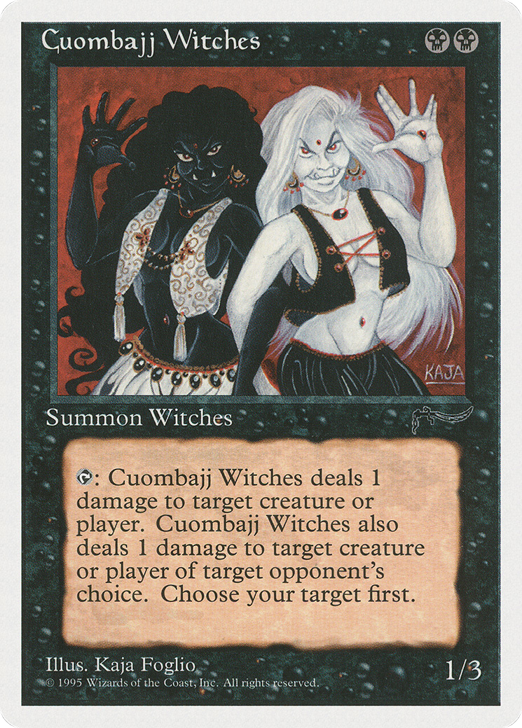 Cuombajj Witches (CHR-031) [Chronicles] MTG Single Wizards of the Coast