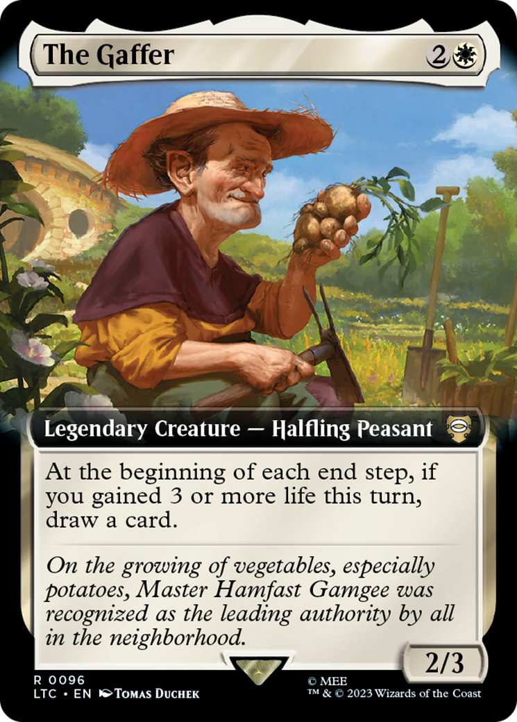 The Gaffer (LTC-096) [Tales of Middle-earth Commander] (Extended Art) Foil MTG Single Wizards of the Coast