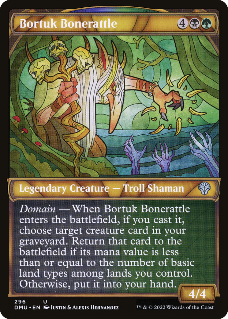 Bortuk Bonerattle (DMU-296) [Dominaria United] (Showcase) Foil MTG Single Wizards of the Coast