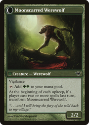 Scorned Villager // Moonscarred Werewolf (DKA-125) [Dark Ascension] Foil MTG Single Wizards of the Coast