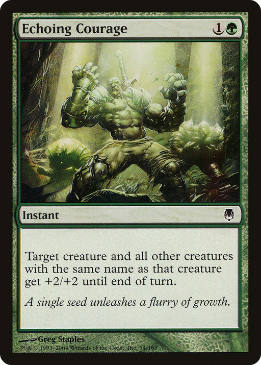 Echoing Courage (DST-074) [Darksteel] MTG Single Wizards of the Coast