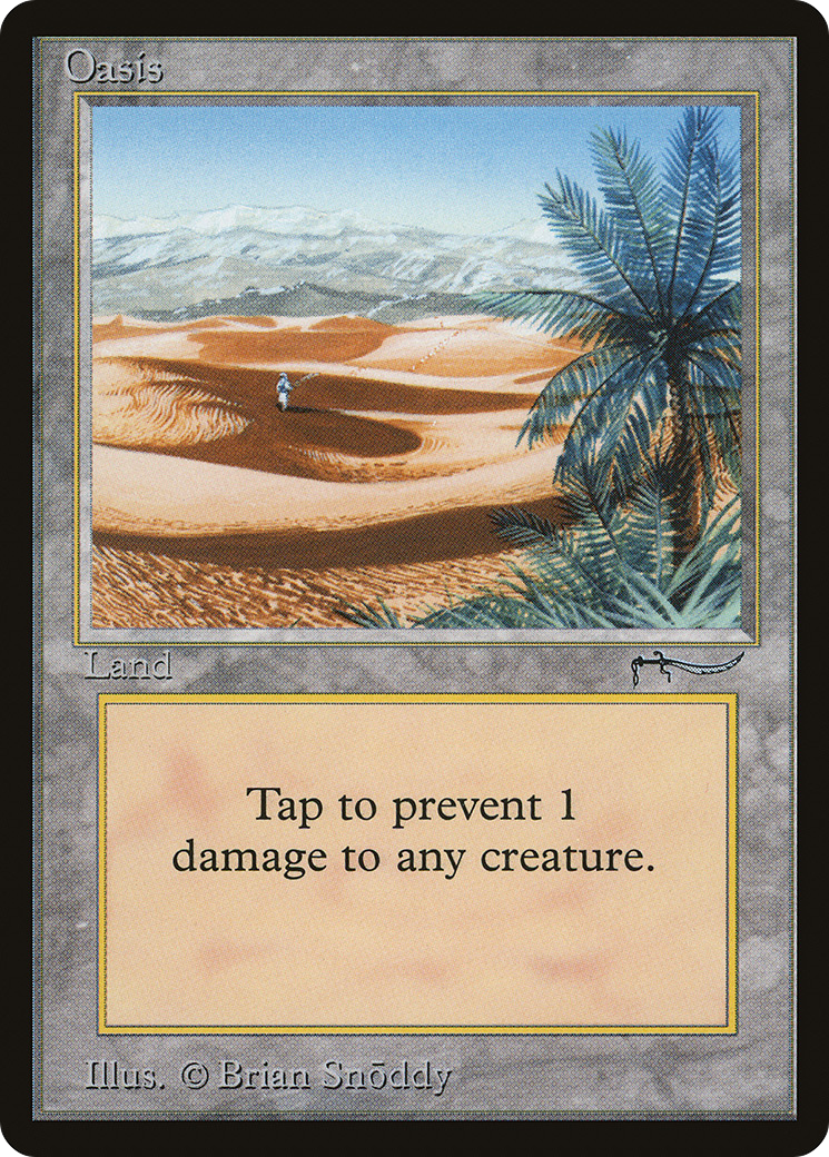 Oasis (ARN-078) [Oldschool] Arabian Nights MTG Single Wizards of the Coast