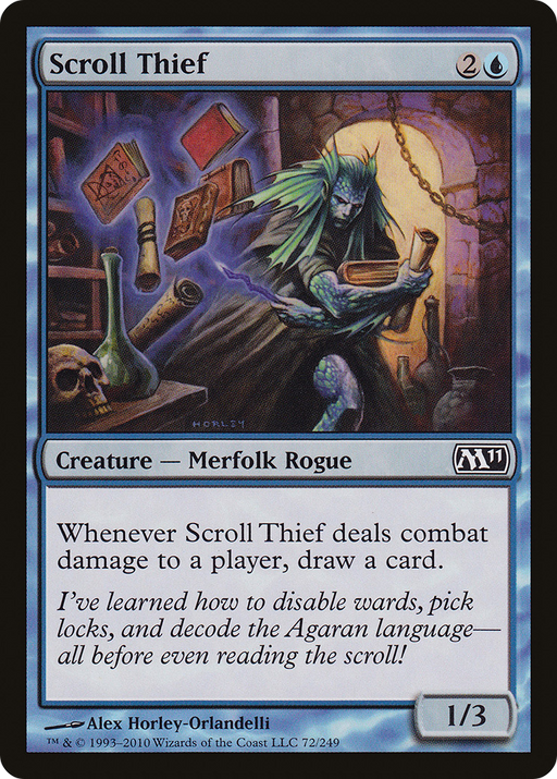 Scroll Thief (M11-072) [Magic 2011] Foil MTG Single Wizards of the Coast