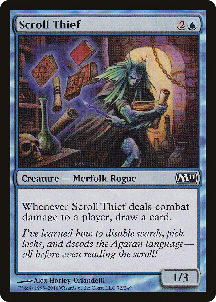 Scroll Thief (M11-072) [Magic 2011] MTG Single Wizards of the Coast