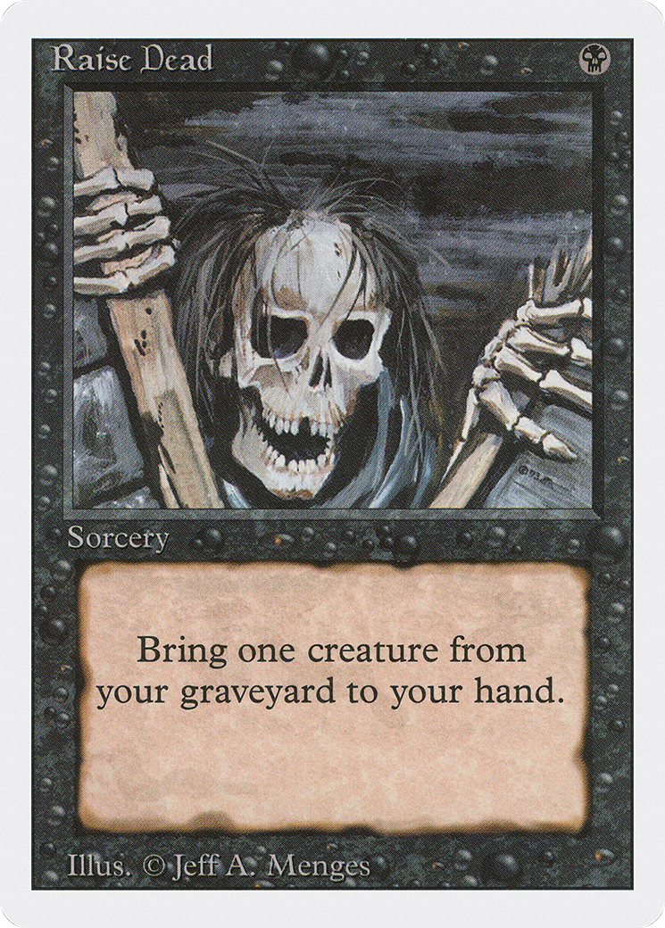 Raise Dead (3ED-124) [Revised Edition] MTG Single Wizards of the Coast