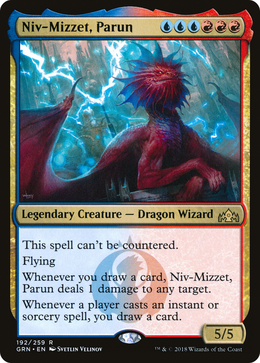 Niv-Mizzet, Parun (GRN-192) [Guilds of Ravnica] MTG Single Wizards of the Coast
