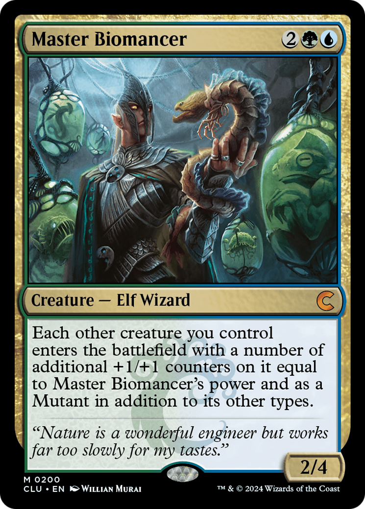 Master Biomancer (CLU-200) [Ravnica: Clue Edition] MTG Single Wizards of the Coast