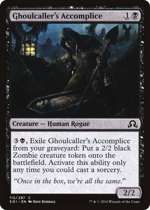Ghoulcaller's Accomplice (SOI-112) [Shadows over Innistrad] MTG Single Wizards of the Coast