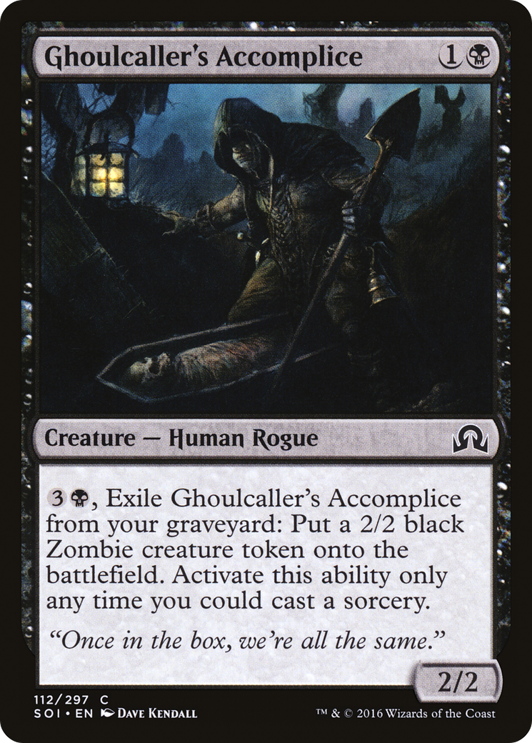 Ghoulcaller's Accomplice (SOI-112) [Shadows over Innistrad] Foil MTG Single Wizards of the Coast