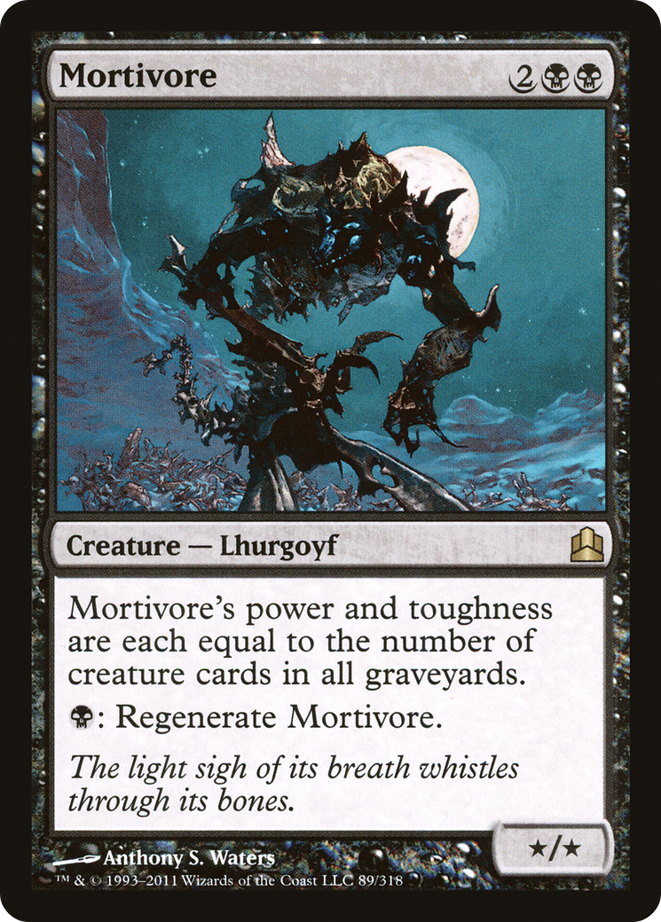 Mortivore (CMD-089) [Commander 2011] MTG Single Wizards of the Coast