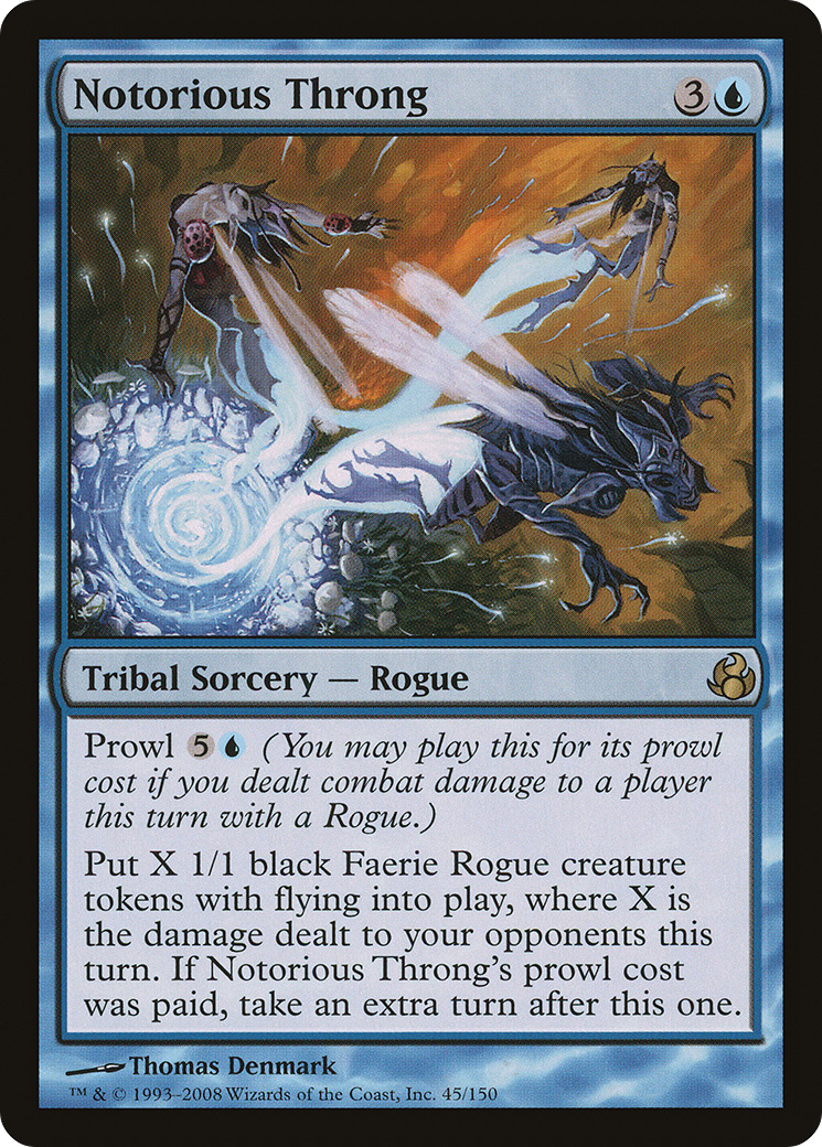 Notorious Throng (MOR-045) [Morningtide] Foil MTG Single Wizards of the Coast