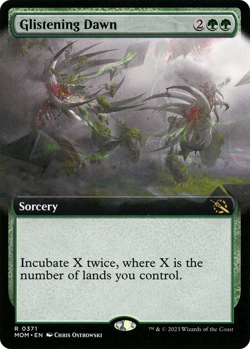 Glistening Dawn (MOM-371) [March of the Machine] (Extended Art) MTG Single Wizards of the Coast