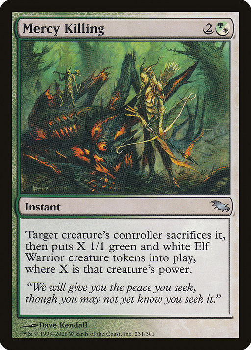 Mercy Killing (SHM-231) [Shadowmoor] MTG Single Wizards of the Coast