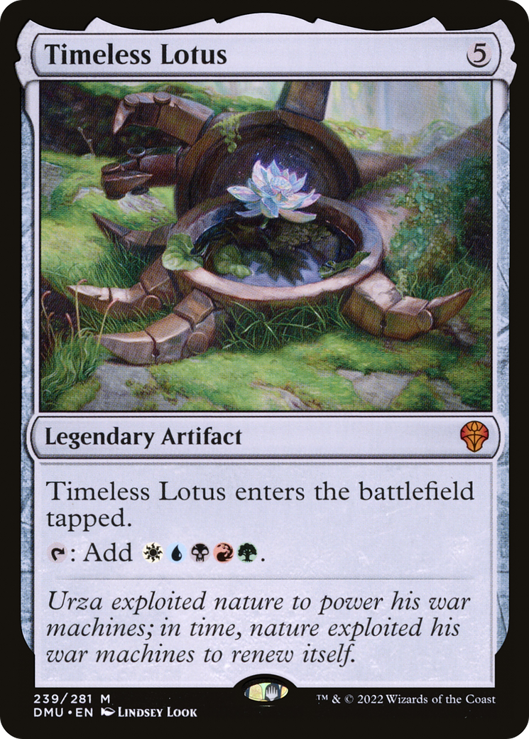 Timeless Lotus (DMU-239) [Dominaria United] MTG Single Wizards of the Coast