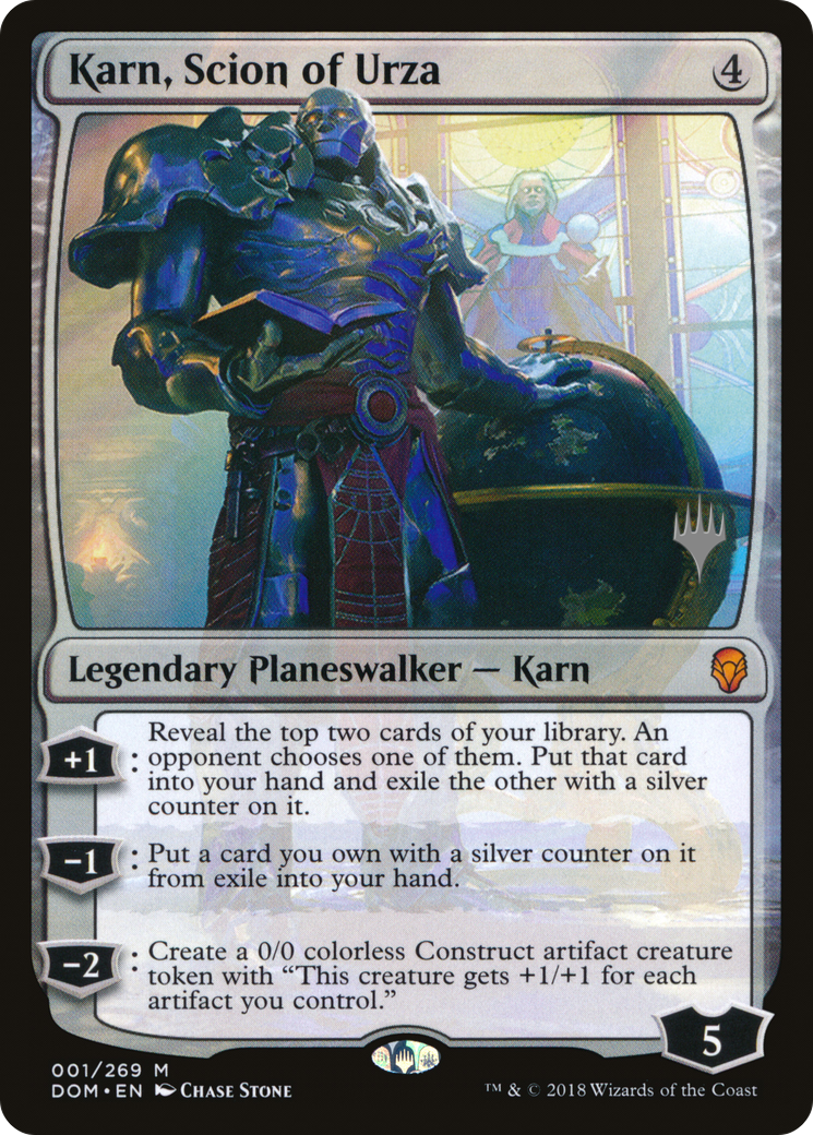 Karn, Scion of Urza (PPM20-01P) [Dominaria Promos] Foil MTG Single Wizards of the Coast