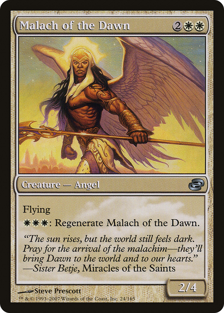 Malach of the Dawn (PLC-024) [Planar Chaos] (colorshifted) Foil MTG Single Planar Chaos