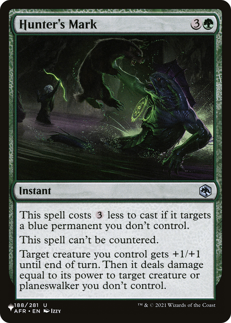 Hunter's Mark (LIST-AFR-188) [Mystery Booster] The List MTG Single Wizards of the Coast