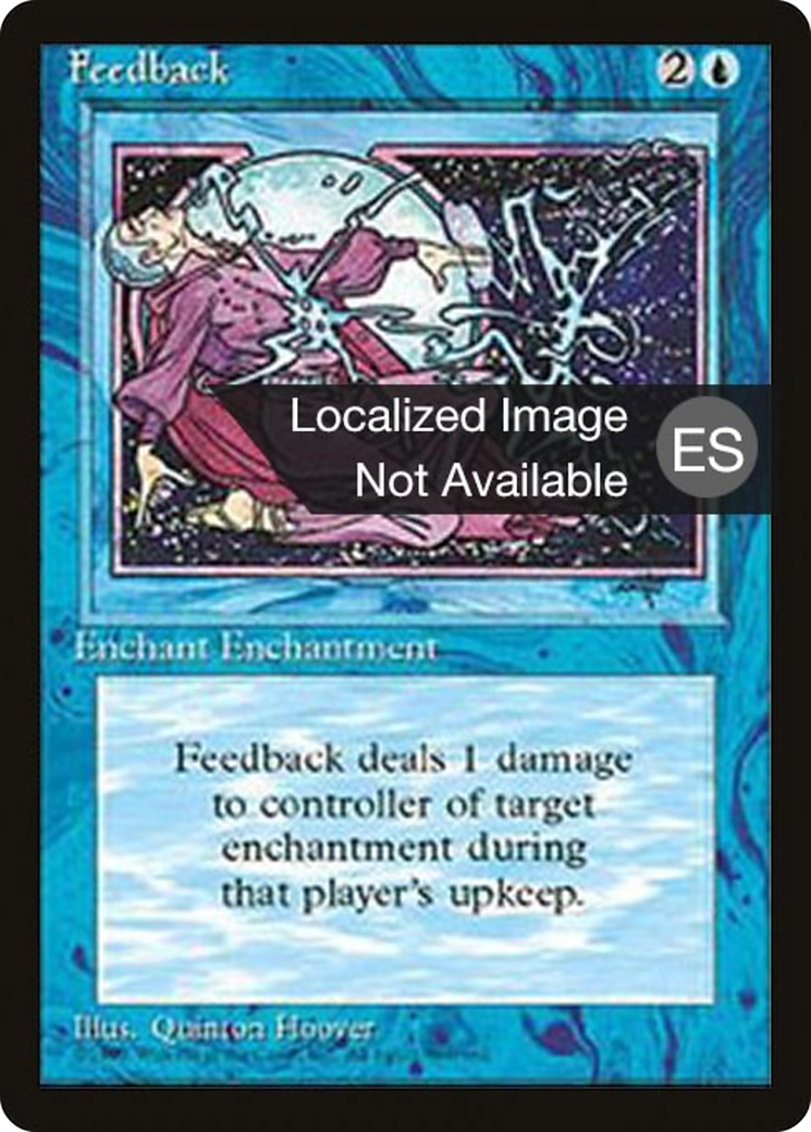 Feedback (4BB-071) [Fourth Edition Foreign Black Border] MTG Single Wizards of the Coast