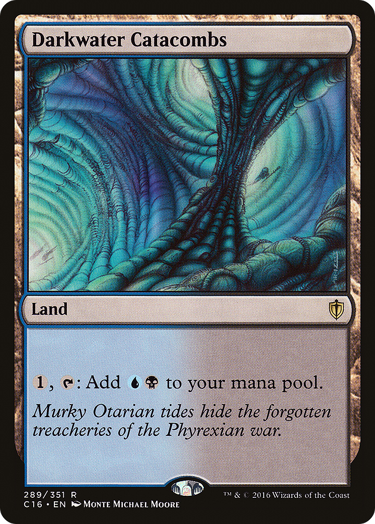 Darkwater Catacombs (C16-289) [Commander 2016] MTG Single Wizards of the Coast