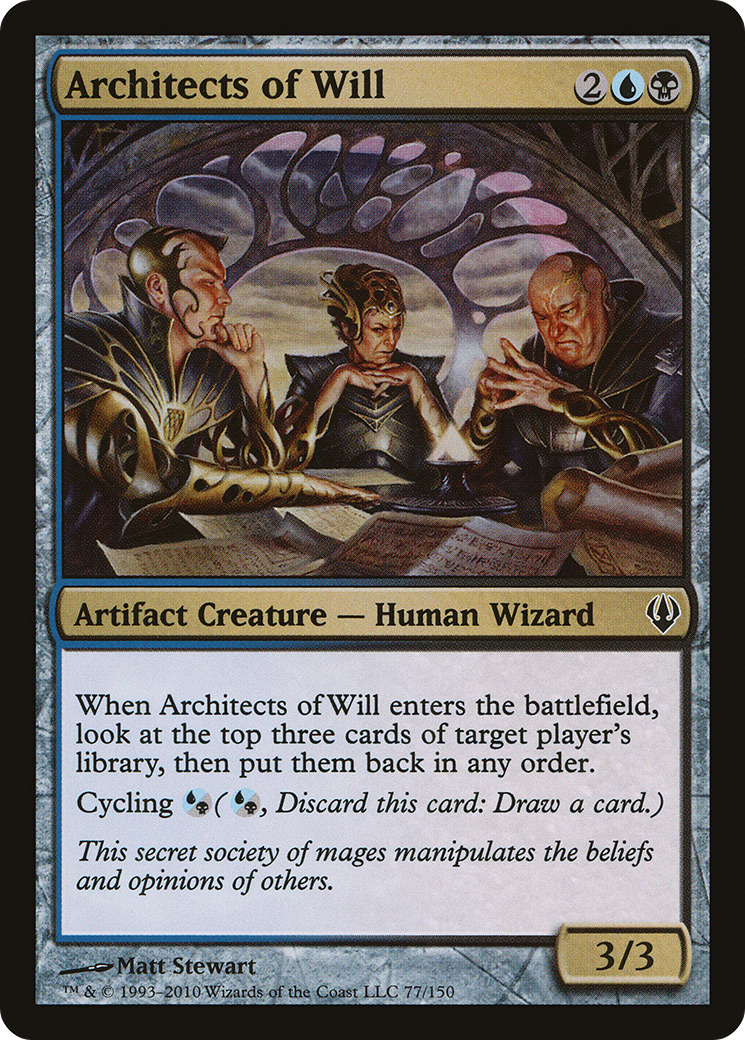 Architects of Will (ARC-077) [Misc] Archenemy MTG Single Wizards of the Coast