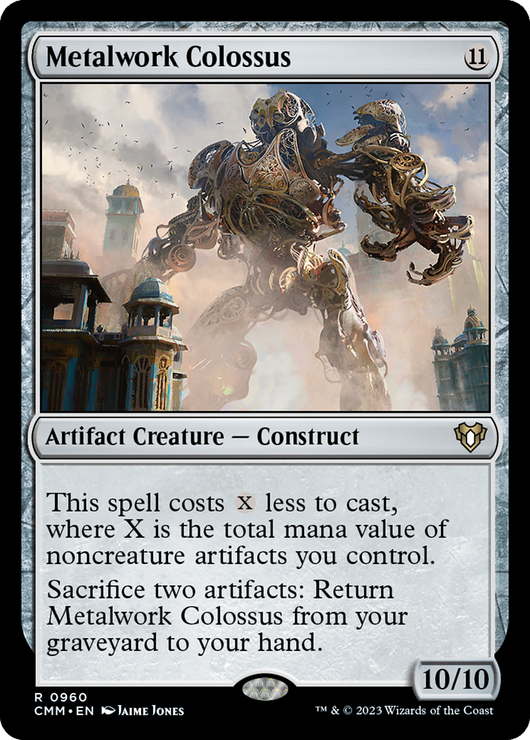 Metalwork Colossus (CMM-960) [Commander Masters] MTG Single Wizards of the Coast