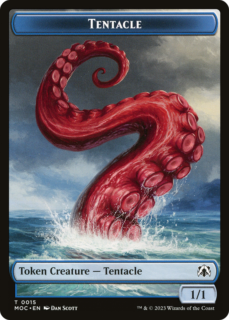Tentacle (TMOC-015) [Tokens] March of the Machine Commander Tokens MTG Single Wizards of the Coast