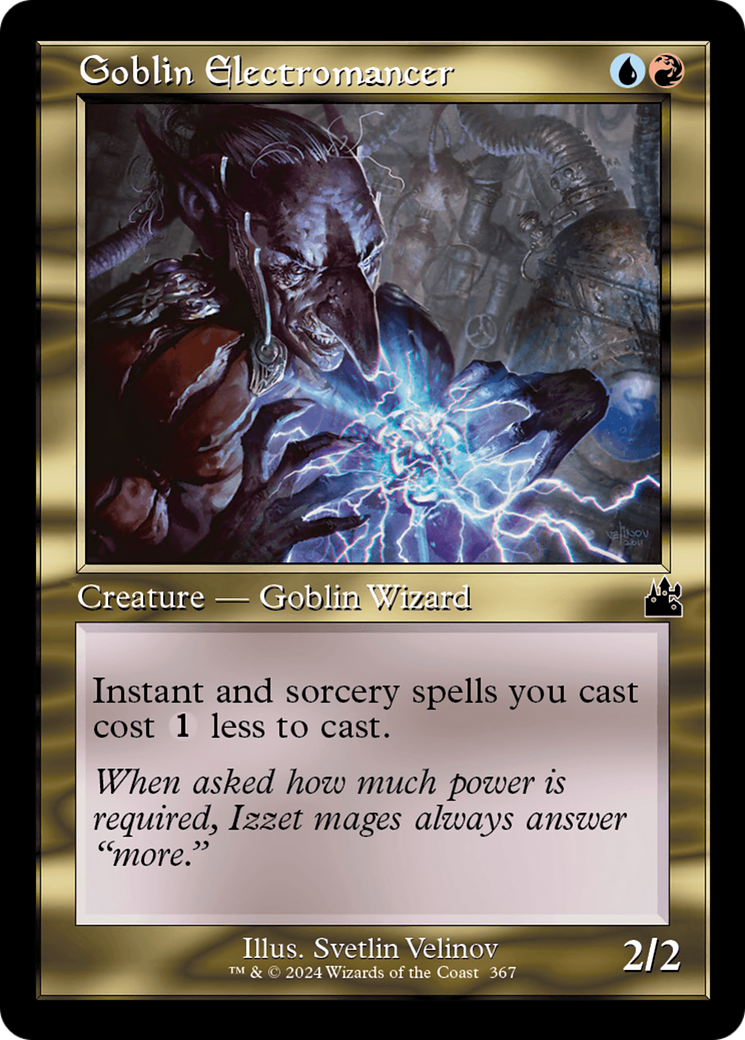Goblin Electromancer (RVR-367) [Ravnica Remastered] Foil MTG Single Wizards of the Coast