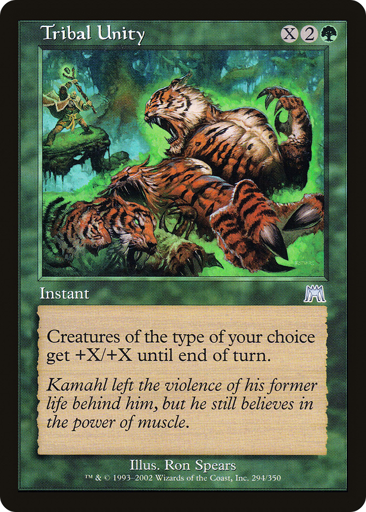 Tribal Unity (ONS-294) [Onslaught] MTG Single Wizards of the Coast