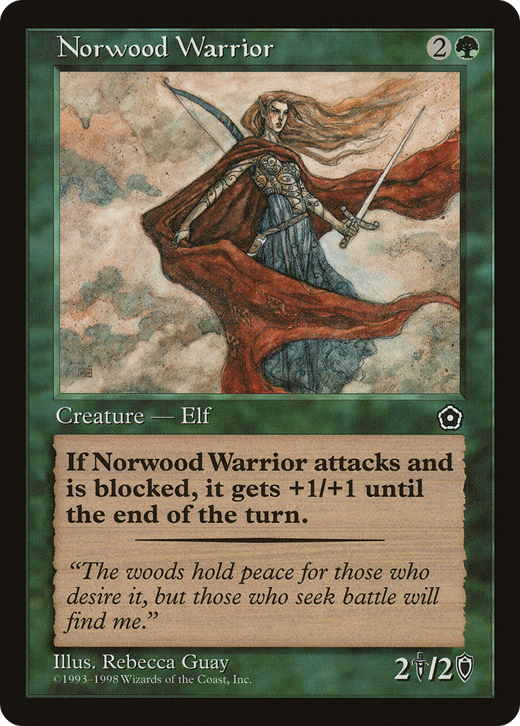 Norwood Warrior (P02-140) [Misc] Portal Second Age MTG Single Wizards of the Coast
