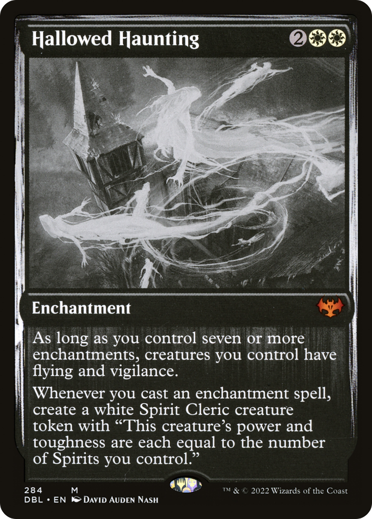 Hallowed Haunting (DBL-284) [Innistrad: Double Feature] Foil MTG Single Wizards of the Coast