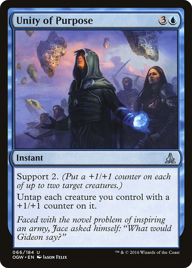 Unity of Purpose (OGW-066) [Oath of the Gatewatch] Foil MTG Single Wizards of the Coast