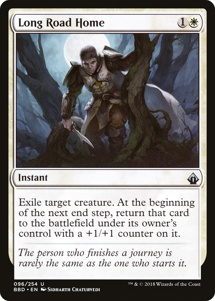 Long Road Home (BBD-096) [Battlebond] Foil MTG Single Wizards of the Coast