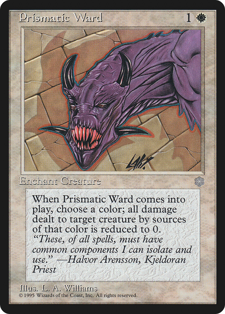 Prismatic Ward (ICE-047) [Ice Age] MTG Single Wizards of the Coast
